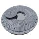 Reinforced Fiberglass Sewer Cover , Plastic FRP Sewage Manhole Cover