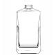 Wooden Cork Square Flint Glass Bottle 22mm Bourbon Glass Bottle