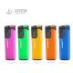 Model NO. DY-F001 Solid Color Windproof Torch Cigarette Gas Lighter with EUR Standard
