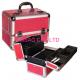 Professional Aluminum Pro Makeup Case PVC Lining 360 * 220 * 240mm Easy Cleaning