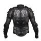 Riders' Protection Enhanced with Ergonomic Design and Anti-Impact Black Bike Body Gear