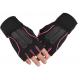 OEM Exercise Training Pink Half-Finger Weight Lifting Gloves For Women