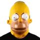 Highly Simulated Movie Costume Masks , Homer Simpson Head Mask Adult