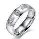 Tagor Jewelry Super Fashion 316L Stainless Steel Ring TYGR157