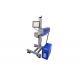 Mini 30 Watt Co2 Laser Marking Machine Blue Color For Leather Industry