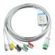 Biolight 12Pin Compatible Direct-Connect ECG Cable and leadwires  5Lead IEC Grabber