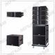 60Hz-19KHz Frequency Pro Audio Equipment Dispersion 110° Horizontal For Living Show