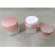 Non Spill Acrylic Lotion Bottle Pink Screw Down Cap Customized Size