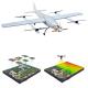 5000m Vertical Takeoff Fixed Wing Drone Surveying Aerial Mapping With UAV Pod HX4HFW325