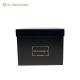 Wholesale Cheap Large Capacity Black Cardboard Paper Box Flower Gift Packaging