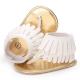 New fashion high quality infant Canvas Tassel First walker PU baby shoes for Boy and Girl