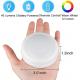 Round Battery Operated LED Puck Lights 6 Lights 300 Lumens Dimmable