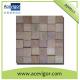 Eco-friendly solid wood wall tiles, boat wood 3D wall mosaic tiles