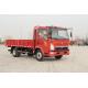 10 Ton 4x2 Sinotruk Howo7 Heavy Cargo Truck Red Color 6 Tires With Air Conditioner