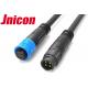 Jnicon Bayonet Waterproof LED Connectors , 4 Pin Male Female AC Cable Connectors