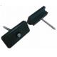 Anti - Corrosion Black WPC Accessories Plastic Fixing Clip Easy To Install And Clean 40*20mm