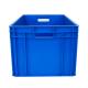 Attached Lid Plastic Moving Box for Convenient Logistic Storage and Transportation
