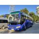 Yutong Blue Used Coaster Bus 51 Seats Euro 4 Emission Standard