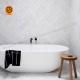 Solid Surface Egg Shaped Freestanding Bathtub In Glossy for Villa