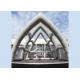 Airtight frame Sydney Opera House inflatable tent with clear pvc covered