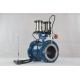 Concentrated sulfuric acid flow meter PTFE lined battery operated electromagnetic flow meter