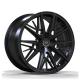 Multi Spokes Aluminum Alloy Wheels Matte Black Custom Concave Forged Rims 22x10.5