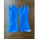 M50g Spray Flocklined  Kitchen Washing Gloves Blue Color