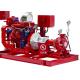 500 GPM End Suction Fire Pump , High Strength Diesel Fire Water Pump 116 PSI