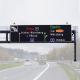 12V 24V DC Motorway VMS Signs Outdoor Full Color LED Traffic Display