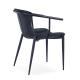 Restaurant 71cm High Back Leather Dining Chairs