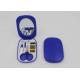 Blue Color Domestic Small Sewing Kit Tool With Hair Brush Set 8.8*5.9*1.2cm