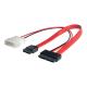 SATA 7 Pin SLIMLINE 6 Pin Hard Drive Data Cable Extension For Motherboard