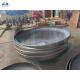 Diatemer 1800mm Thickness 10mm Semi Elliptical Dish End For Heat Exchanger