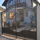 Outdoor Garden Wrought Iron Fence Courtyard Entry Gates Easily Assembled