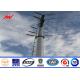 15m Electrical Galvanized Steel Pole For Power Transmission Line Project