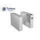 304 Stainless Steel Swing Gate Automatic Flap Barrier Gate Biometric System Turboo