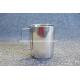 Home Hotel Stainless Steel 400ml Japanese Style Vintage coffee Cups With Handle