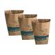 Custom Printing Pinch Bottom Kraft Paper Sack 25 Kg Flour Packing Bag