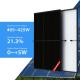 405W 410W Roof Top Solar Panels Trina Black Solar Panels Half Cells Home Use 415W 420W