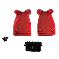 Glossy Male OBD2 Plug Adapter Housing Durable With 16 Pin Plug