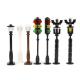 City accessories compatible with legoingly road street lamp traffic light building block
