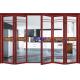 Luxury Villas Wood Aluminium French Doors , 120mm Depth External Aluminium Doors