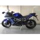 Durable Street Legal Motorcycle , Blue Black Small Street Motorcycles