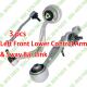 For Rolls Royce Phantom 3pcs Left Front Lower Control Arm & Sway Bar Link OEM 31120409267 31122180523 31350440780