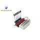 P40 Electric Pneumatic Hydraulic Directional Control Valves 6 Spool 3 Way Spring Return