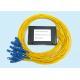 PLC Optical Fiber Splitter 1*16 For ODN Topology Splitting Network Fibre Optic Couplers