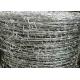 Twist Galvanized Barbed Wire Q195 Zinc Coated 10cm For Residential