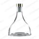 Conical Flat Glass Decanter 375ml 500ml 750ml With Hot Stamping Surface Handling