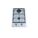Two Burner Built In Gas Hob With Automatic Ignition Enamel Pan Supports