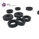 Metal iron rubber NBR black rotary shaft seal TC oil seal double lip spring seal